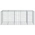 Cesta de gaviones con cubierta hierro galvanizado