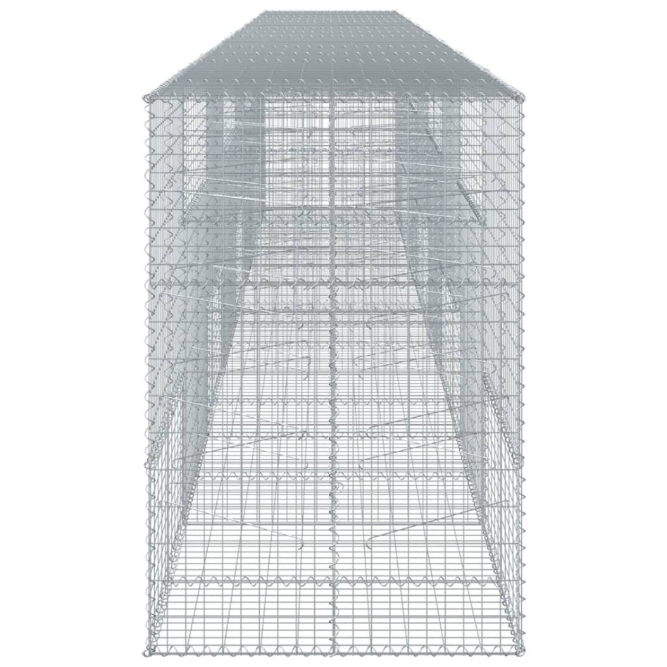 Cesta de gaviones con cubierta hierro galvanizado