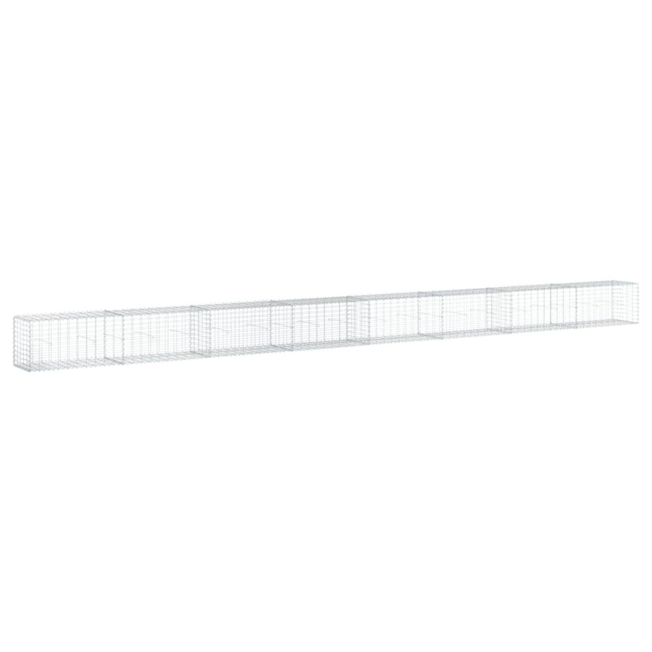 Cesta de gaviones con cubierta hierro galvanizado 800x50x50