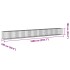 Cesta gaviones con cubierta hierro galvanizado 1000x100x100