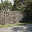 Cesta de gaviones con cubierta hierro galvanizado 300x100x150cm