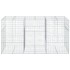 Cesta de gaviones con cubierta hierro galvanizado