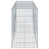 Cesta de gaviones con cubierta hierro galvanizado