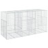 Cesta de gaviones con cubierta hierro galvanizado