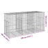 Cesta de gaviones con cubierta hierro galvanizado