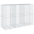 Cesta de gaviones con cubierta hierro galvanizado