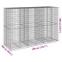 Cesta de gaviones con cubierta hierro galvanizado