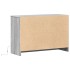 Mueble de TV con LED madera ingeniería gris Sonoma 91x34x61