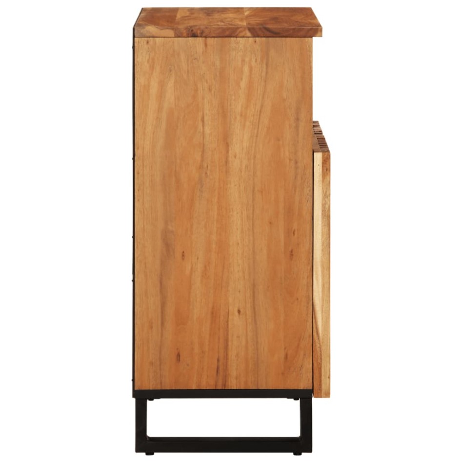 Aparador de madera maciza acacia 60x34x75