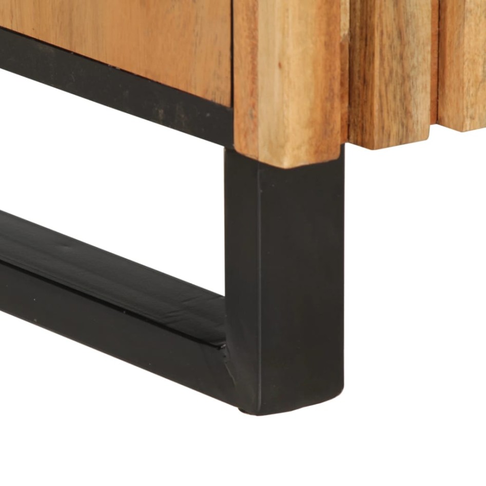 Aparador de madera maciza acacia 60x34x75