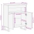 Aparador de madera maciza acacia 60x34x75