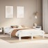 Estructura de cama sin colchón madera maciza de pino 160x200
