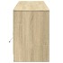 Mueble de TV LED madera de ingeniería roble Sonoma 180x34x50