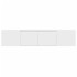 Mueble de TV de pared con luz LED blanco 180x31x39,5