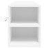 Mueble de TV de pared con luz LED blanco 180x31x39,5