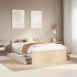 Cama con cabecero sin colchón madera maciza de pino 140x190