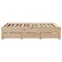 Cama con cajones sin colchón madera maciza de pino 140x200