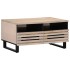 Mesa de centro de madera maciza de mango 80x55x40