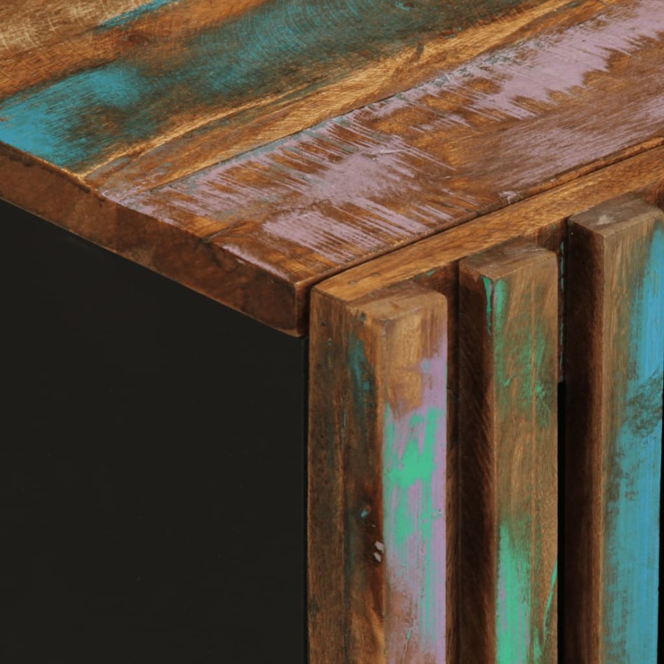 Mueble de TV madera maciza de acacia 100x34x46