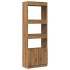 Aparador alto madera de ingeniería roble artesanal 63x33x180