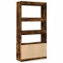 Aparador alto madera de ingeniería roble ahumado 92x33x180