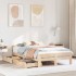 Estructura de cama sin colchón madera maciza de pino 120x190
