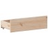 Cama sin colchón con cabecero madera maciza de pino 180x200