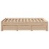 Cama sin colchón con cajones madera maciza de pino 135x190
