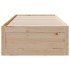 Cama sin colchón con cajones madera maciza de pino 90x190