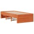 Cama sin colchón con cajones madera de pino marrón 90x190
