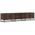 Mueble para TV madera de ingeniería roble marrón 180x35x41