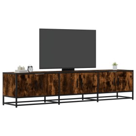 Mueble para TV madera de ingeniería roble ahumado 180x35x41