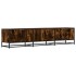 Mueble para TV madera de ingeniería roble ahumado 180x35x41
