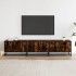Mueble para TV madera de ingeniería roble ahumado 180x35x41
