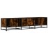 Mueble para TV madera de ingeniería roble ahumado 180x35x41