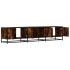 Mueble para TV madera de ingeniería roble ahumado 180x35x41