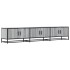 Mueble para TV madera de ingeniería gris Sonoma 210x35x41