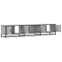 Mueble para TV madera de ingeniería gris Sonoma 210x35x41