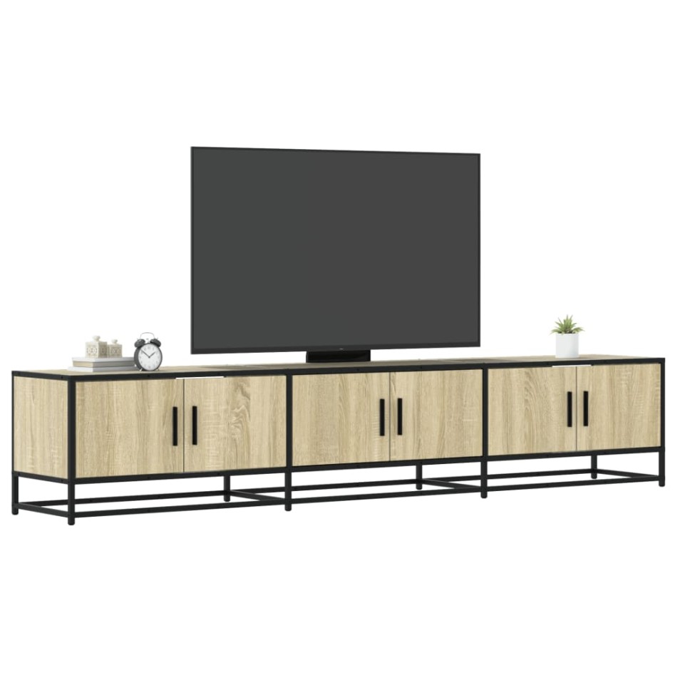 Mueble para TV madera de ingeniería roble Sonoma 210x35x41