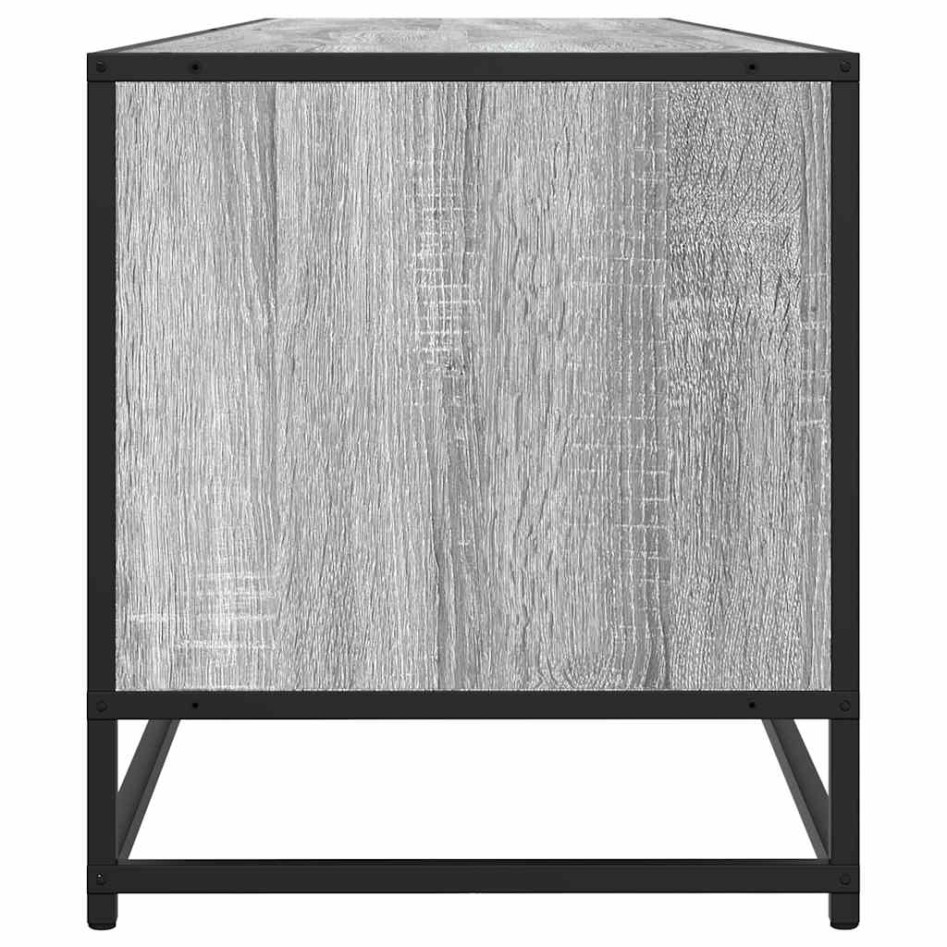 Mueble de TV madera de ingeniería gris Sonoma 180,5x40x46