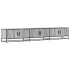 Mueble para TV madera de ingeniería gris Sonoma 240x35x41
