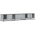 Mueble para TV madera de ingeniería gris Sonoma 240x35x41