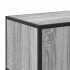 Mueble para TV madera de ingeniería gris Sonoma 240x35x41