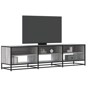 Mueble de TV madera de ingeniería gris Sonoma 180x40x46