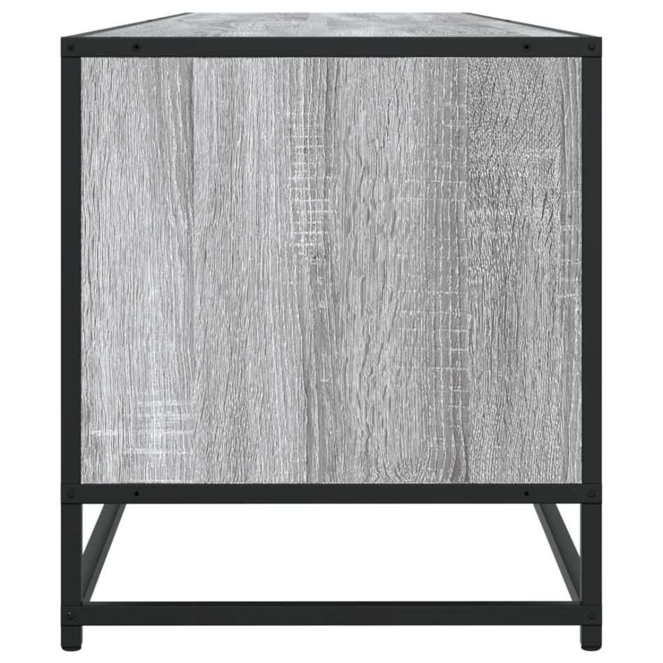 Mueble de TV madera de ingeniería gris Sonoma 180x40x46