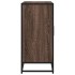 Aparador de madera de ingeniería marrón roble 92x35x76