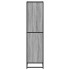 Estantería de madera de ingeniería gris Sonoma 60x35x139