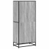Estantería de madera de ingeniería gris Sonoma 60x35x139