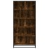 Estantería madera de ingeniería roble ahumado 80,5x35x170,5