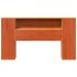 Cabecero de cama almacenaje madera maciza pino marrón 160